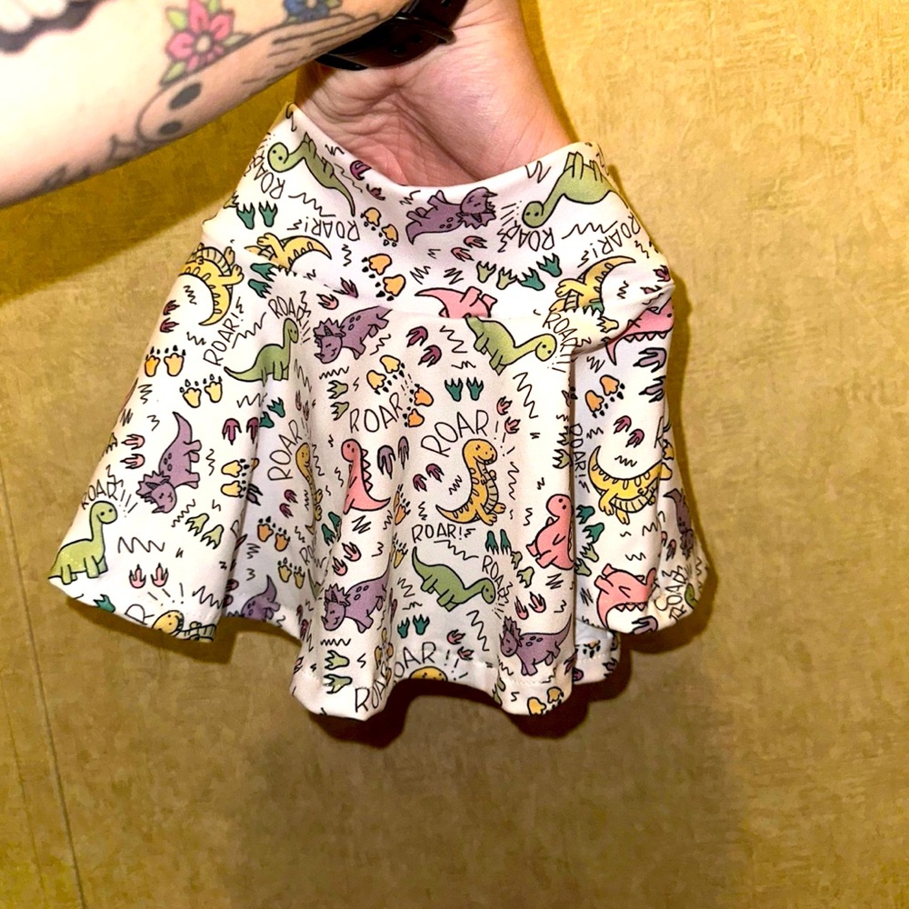 Handmade Dino Skirt